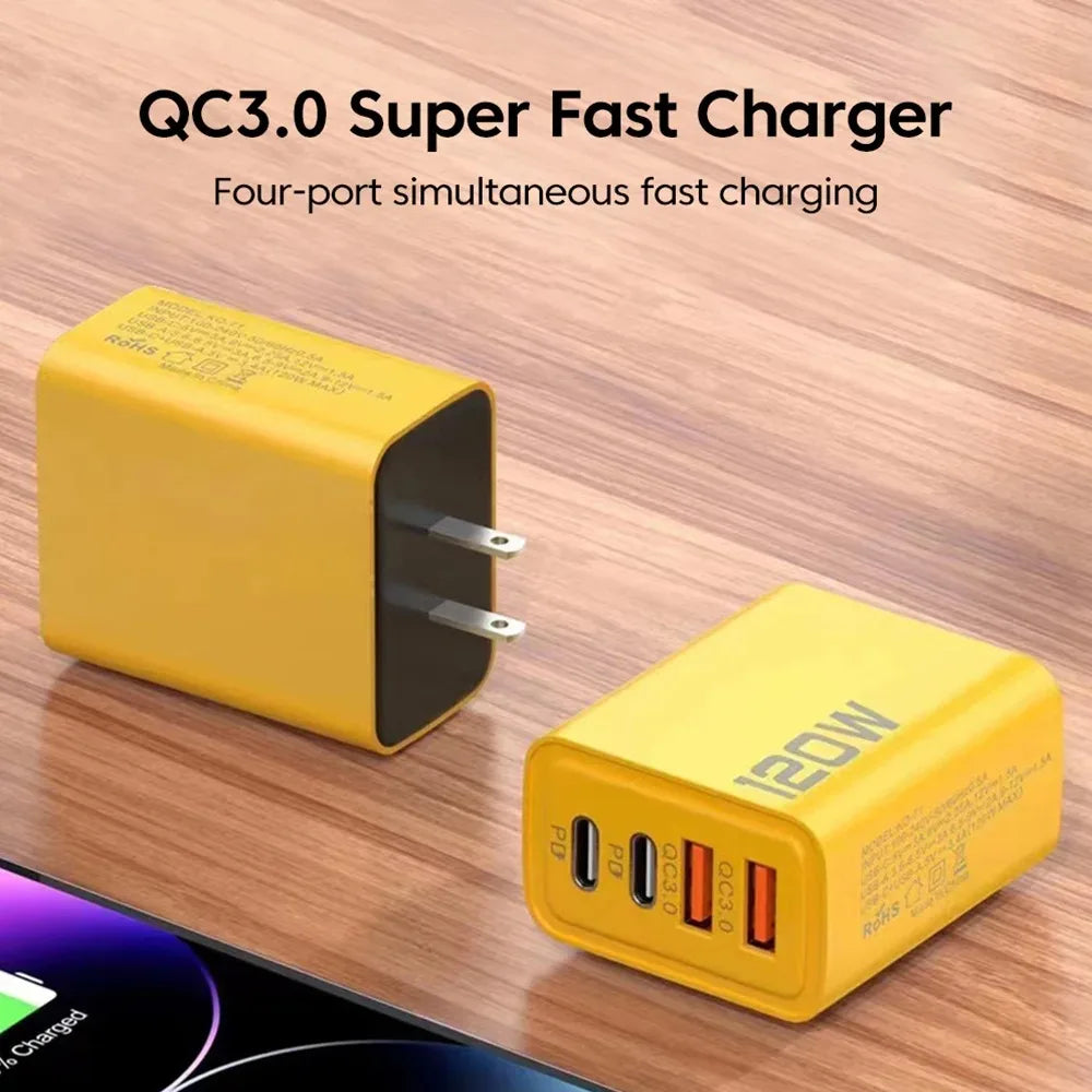 4-Port Fast Charger