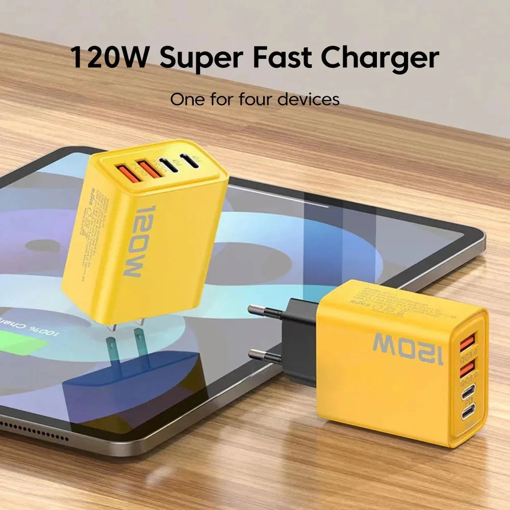 4-Port Fast Charger