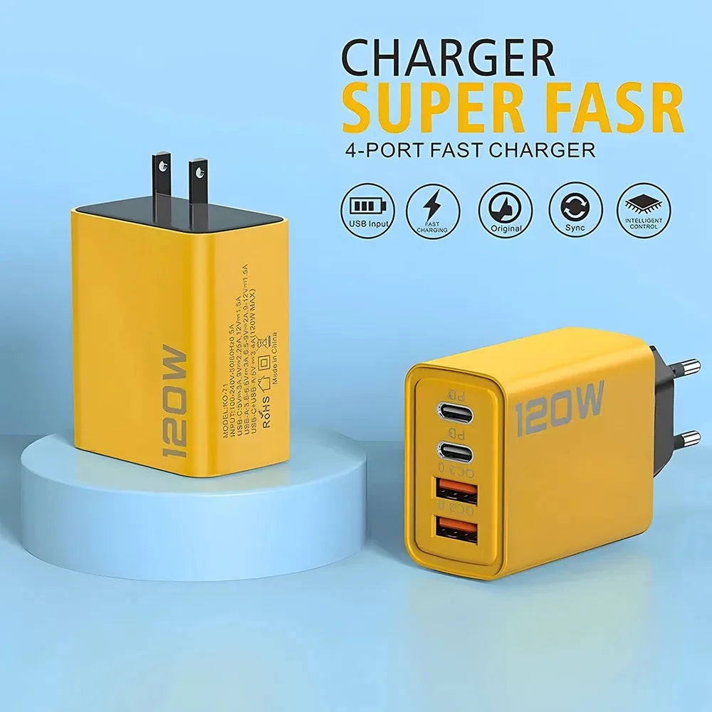 4-Port Fast Charger