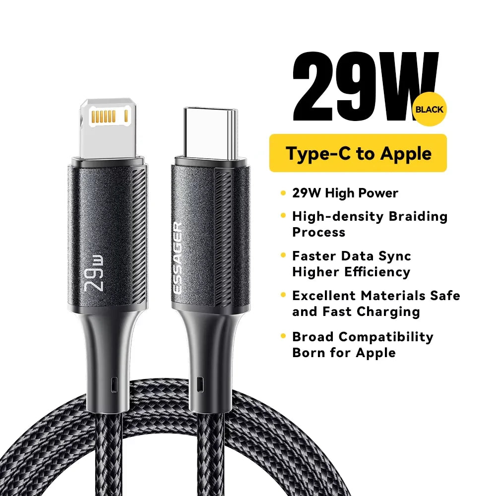 Essager 29W Fast Charge Cable Iphone