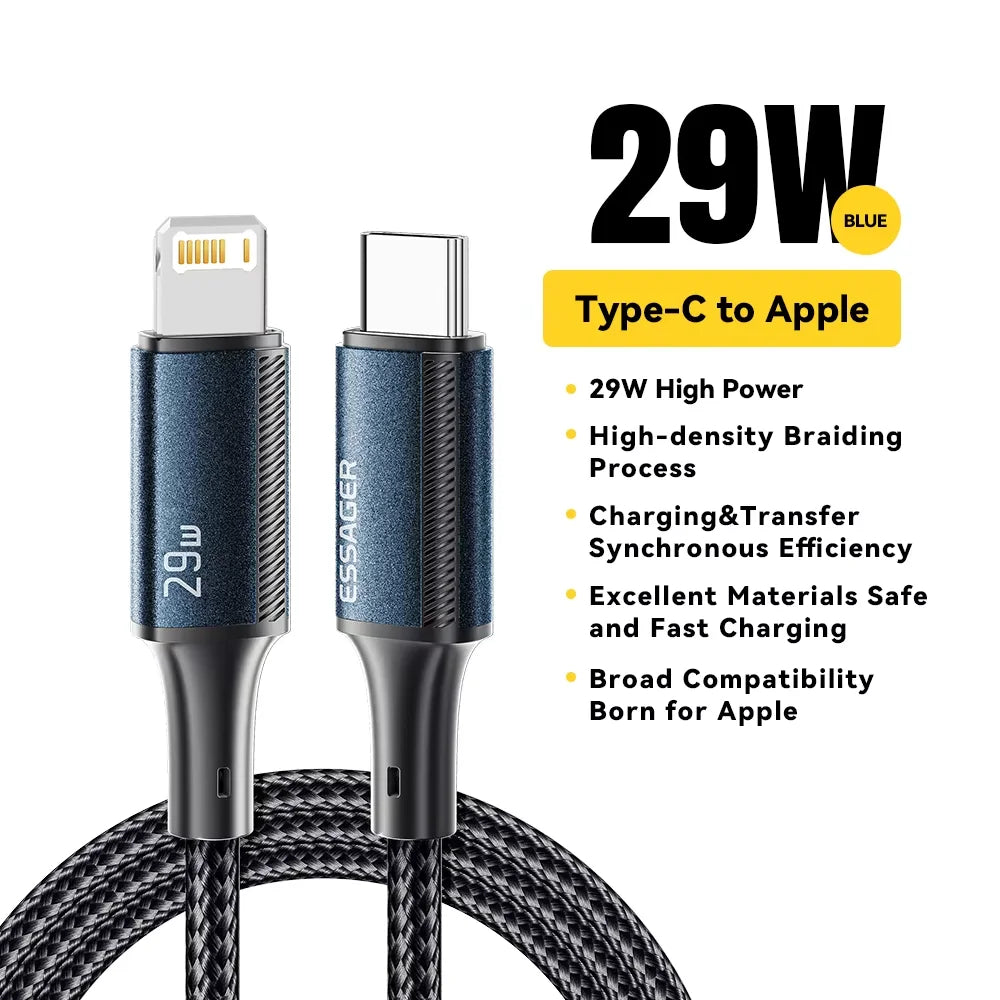Essager 29W Fast Charge Cable Iphone