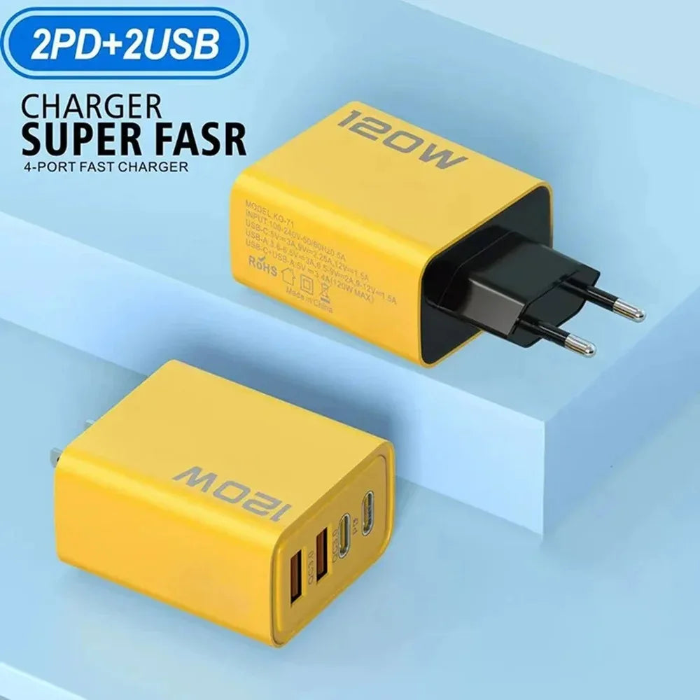 4-Port Fast Charger